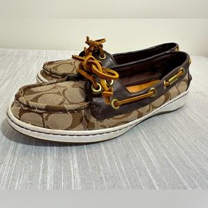 Coach Richelle Top Siders Boat Shoes, women's size 7.5